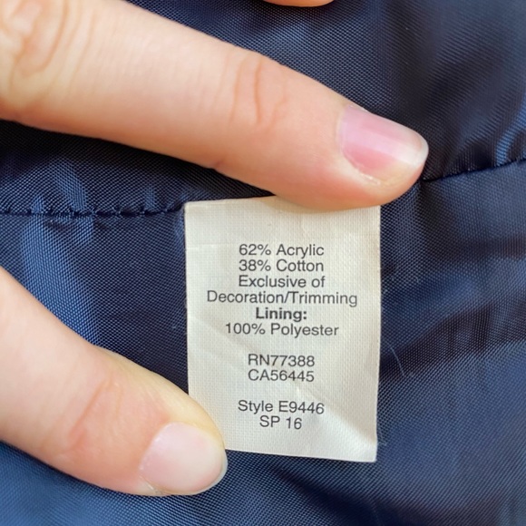 J Crew Suiting Blue Geometric Shift Dress - Picture 4 of 7